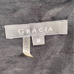 Gracia  Black Zebra Print Sheer Mesh Top Photo 7