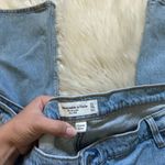 Abercrombie & Fitch Curve Love The Straight Mid Rise Jeans Photo 4