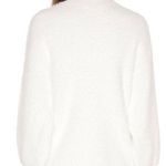 Line and Dot  Revolve Fuzzy Alder Sweater Ivory Small Photo 2