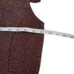 Mango MNG by Red Tweed Sheath Dress Size Medium Career Office Siren Business Photo 7