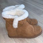 Juicy Couture Firecracker Cognac Brown Faux Fur Plush Winter Boots Women 9M Photo 0