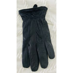 Women's Leather Gloves S/M Black new with tags Photo 2