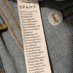 Spanx Jeans Womens L Large Petite Flare Wide Leg Crop Ankle Denim Stretchy Photo 4