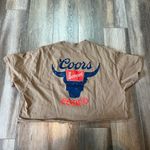 Coors  Banquet Cropped T-Shirt Photo 1