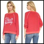 Wildfox 💕💕 Red Just Keep Pouring Kim's Sweatshirt Photo 3