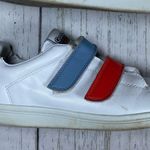 Goats The 005 Leather Sneaker Velcro Straps White Size 8.5 Photo 3