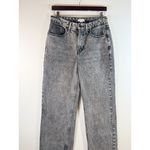 Good American Womens Jeans Black Denim Wide Leg High Rise Baggy 90s Size 4/27 Photo 3