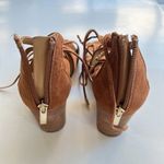 Franco Sarto Mollie Vegan Leather Wedge Sandals Womens Size 10M Brown Shoes Photo 9