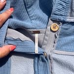 Free People  | oversized corie sweatshirt | size medium baby blue sweatshirt Photo 5