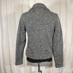 Banana Republic  Women’s Asymmetric Zip Fleece Lined Sweater Jacket Heather Small Photo 2
