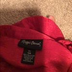 Maggie Barnes Maggie Barns red button down blouse textured fall 0x silky Photo 2