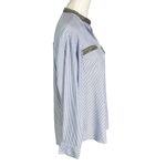 The Kooples NWT Striped Shirt with Beads and Jewels Blue Size 8 Photo 12
