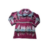 Vintage North Style Aztec Southwestern Wool Blend Multicolored Jacket size Large Red Photo 4