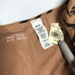 Aerie Bikini Bottom Cheekier High Cut Textured Tiger Stripe Brown XL Photo 2