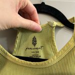 FP Movement by Free People Yellow Ribbed Tank Top Green Size undefined Photo 1