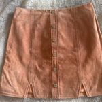 Obey  mini skirt soho suede dusty coral Photo 3