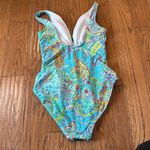 Ralph Lauren Lauren  carnival paisley ruched tummy control one piece size 6 Photo 3