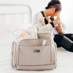 🩷💙Grey Fox Gray Diaper Bag with Gold Accents💙THIS IS BABY BAG 💼 👶 OF QUALITY. Photo 15