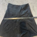 Talbots Skirt Womens 12 Black Faux Suede Flare Pleated Office Business Staple Photo 5