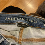 American Eagle Outfitters hi rise Jeggings with Distressed Details 2 short Photo 4