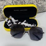 Marc Jacobs NEW Gold Frame Oversized Sunglasses Gradient Lens Photo 1