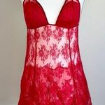 Victoria's Secret 🔥 3/$30 Victoria’s Secret Cherry Lace Slip Dress Photo 0