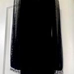 Symphony Dress- - Black Bodycon Dress with Mesh Sleeves and Crystal Wrist Detail Photo 0