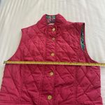Lilly Pulitzer  Getaway Quilted Vest Hot Pink Sz S Small Photo 4