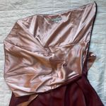 Jenny Yoo Red & Pink Silk Sleeveless Babydoll Midi Dress w/ Bow Coquette Y2K-10 Photo 2