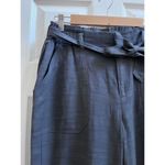 Democracy  Gray High Rise Tie Waist Ankle Cuffed 24.5 Inch Inseam Pant Size 8 Photo 3