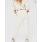 Brand New Offline by Aerie Women's Small White Cozy Knit Ankle Joggers Pants Photo 1