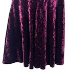 Lush Clothing Lush retro grunge round neck sleeveless crushed velvet fit & flare Dress M Photo 3