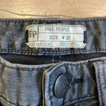 Free People  Magnolia Skinny Jeans Gray Floral Sz 25 Photo 4