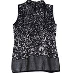 White House | Black Market NWT Jacquard Mockneck Sleeveless Sweater Top Small Photo 7