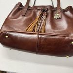 Patricia Nash  Leather Drawstring Witney Tote Distressed British Tan NWOT Purse Photo 5