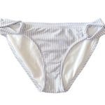 Xhilaration XHILARTION, adorable blue and white stripe swimsuit  Photo 5