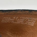 Dansko  Tracy Black Leather Peep Toe Wedge Sandals Clogs Women's Size 41 / 9 Photo 5