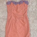 House Of CB NWOT  Harper Sorbet Lace Trimmed Mini Dress sz S Photo 4