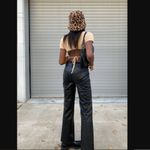 Princess Polly Macey Black Faux Leather Pants 6 Photo 1