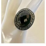 Premier Designs  black tie hematite cocktail ring Photo 3