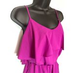 Gianni Bini Women's Spaghetti Strap Racerback Sleeveless Romper Pink Size XS Photo 6