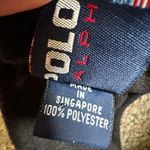 Vintage Polo Sport Ralph Lauren Red Fleece Headband Winter Ear Warmer USA Made Photo 2