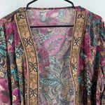 Soft Surroundings Ambrosia Topper Open Cardigan *size unknown Beaded Trim Kimono Photo 5