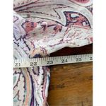 Chico's B7  Watercolor Paisley Print Jacket Full‎ Zip Lightweight Photo 5