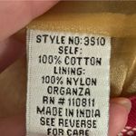 Yoana Baraschi Anthropologie Women's Floral A-Line Skirt Red Knee-Length Size 8 Photo 5