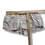 Aerie  Fair Isle Print Pajama Shorts Women’s Small Cotton Modal Lounge Photo 2