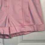 Liz Claiborne Golf Hepburn Pink Pleated High Waist Shorts Sz 10 Photo 3