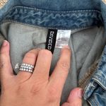 H&M  Blue Oversized Jean Shirt Jacket Denim XXS oversized fit Photo 5