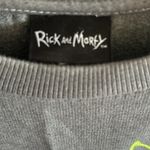 Ripple Junction Y2K Rick and Morty Adult Swim Pullover Sweatshirt Long Sleeve Crewneck Unisex M Photo 8