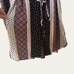 Intermix  Silk Purple Long Sleeve Boho Romper Size 4 Photo 10